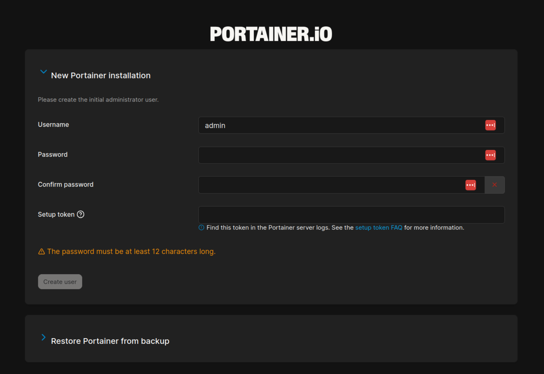 Welcome Page