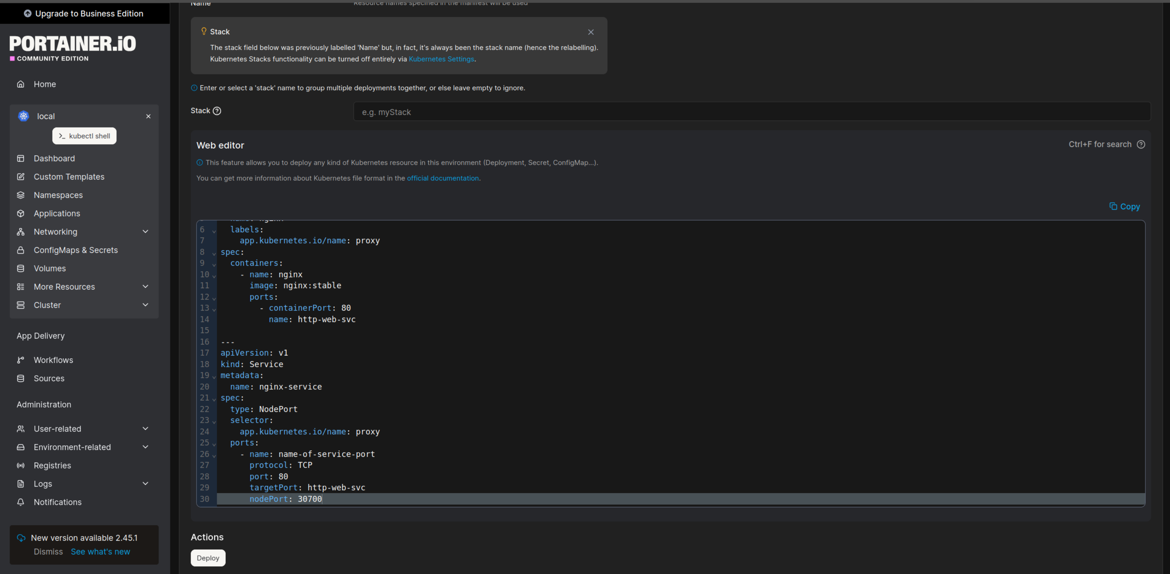 Create Application - part 2